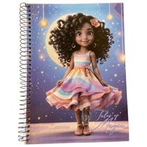Kit 2 Cadernos Tales Of Magic Princesas C/ADESIVOS 1Matéria 96Folhas ESTAMPA:CACHEADA