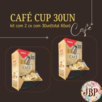 Kit 2 Café Cup Marvi-xicara Comestivel - Total 60un
