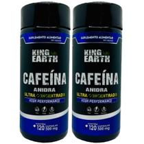Kit 2 Cafeína 240 Cápsulas - King Earth
