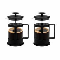Kit 2 Cafeteiras Prensa Francesa Manual 350ml Vidro Café da Manhã Leite Cremeira Chá Cafeteria Escritório Mesa Posta Hotel Pousada Cozinha Kit 2 Cafeteiras Prensa Francesa Manual 350ml Vidro Café da Manhã Leite Cremeira Chá Cafeteria Escritório Mesa Posta Hotel Pousada Cozinha