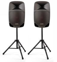KIT 2 Caixa Ativa 15 Polegada profissional 700w KSR K915 + tripés KIT 2 Caixa Ativa 15 Polegada profissional 700w KSR K915 + tripés