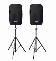 Kit 2 Caixa Ativa 15 Profissional 500w Asx S1500 + Tripés