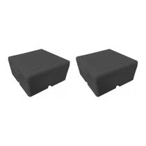 Kit 2 Caixa Balun para Câmera de Segurança Preta 9x9cm - Acton