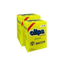 Kit 2 Caixa com 770 clips galvanizados 1/0 (0) clipes bacchi
