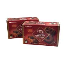 Kit 2 Caixa De Pão De Mel Alemão Schokoladen Lebkuchen