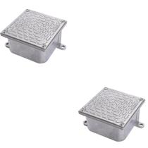 Kit 2 caixa de passagem 30x30 aluminio Kit 2 caixa de passagem 30x30 aluminio