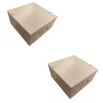 Kit 2 caixa de passagem 40x40 chapa