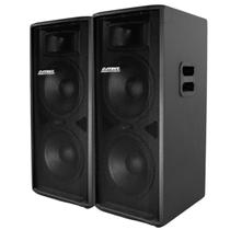 Kit 2 Caixa de Som Ativa+Ativa Dupla DATREL AT15X2 15” TITANIUM 500W Bluetooth