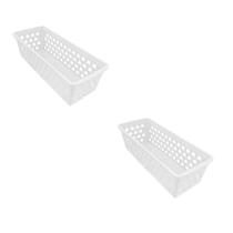 Kit 2 Caixa Multiuso Comprido Retangular Branco Uninjet Kit 2 Caixa Multiuso Comprido Retangular Branco Uninjet