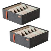 Kit 2 Caixa Organizador de Gaveta Colmeia Dobrável para Sutiãs Lingeries Roupa Intima para Closet Prático e Econômico Kit 2 Caixa Organizador de Gaveta Colmeia Dobrável para Sutiãs Lingeries Roupa Intima para Closet Prático e Econômico