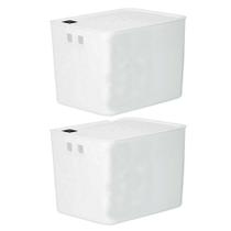 Kit 2 Caixa Organizadora 18 Litros Com Tampa