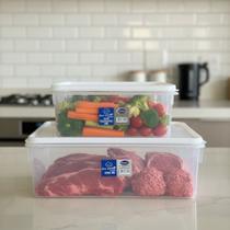 KIT 2 Caixa Organizadora Multiuso Du Cheff 5,5 /11 Litros Transparente Com Tampa Santana KIT 2 Caixa Organizadora Multiuso Du Cheff 5,5 /11 Litros Transparente Com Tampa Santana