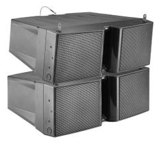 Kit 2 Caixa Passiva Falante Duplo 4 Pol. 400w P/ Line Array