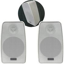 kit 2 Caixa Som Ambiente 70w Parede/teto Com Tela Metálica Leson kit 2 Caixa Som Ambiente 70w Parede/teto Com Tela Metálica Leson