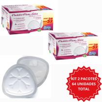 Kit 2 Caixas Absorvente Protetor de Seio Nature Care C/64 UN (Cada CX Com 32 Un) Toque Macio
