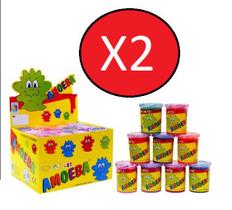 Kit 2 Caixas Amoeba Geléia De Brincar Original 24 Unidades 110g=48un