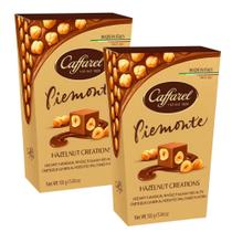 Kit 2 Caixas Chocolate Caffarel Piemonte 150g Importado Italiano Premium com Avelãs Inteiras