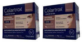 Kit 2 caixas Colartrox Beauty Colágeno + Biotina + Vitaminas 30 Saches - Kley hertz