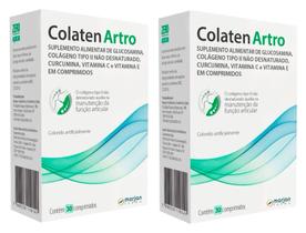 Kit 2 caixas Colaten Artro 30 Comprimidos Colageno Tipo 2 - Marjan