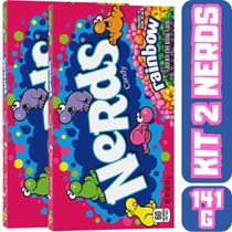 Kit 2 Caixas De Balas Nerds Rainbow Candy 141g