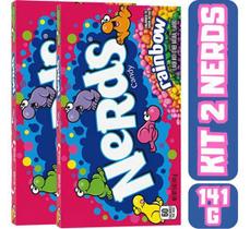 Kit 2 Caixas De Balas Nerds Rainbow Candy 141G