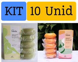 Kit 2 caixas de sabonete Natura Tododia Alecrim e sálvia e Manga rosa refrescante total 10 Unidades