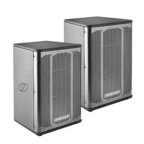 Kit 2 Caixas De Som Ativa E Passiva 10 Polegadas 150W 124dB Oneal KP1300 Para Igreja Bar Evento