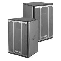 Kit 2 Caixas De Som Ativa E Passiva 12 Polegadas 200W 128dB Oneal KP1400 Para Igreja Bar Evento