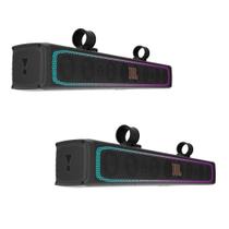 Kit 2 Caixas de som JBL RallyBar XL para Veículos Ext 300W RMS Proteção contra Água Poeira - Preto Kit 2 Caixas de som JBL RallyBar XL para Veículos Ext 300W RMS Proteção contra Água Poeira - Preto