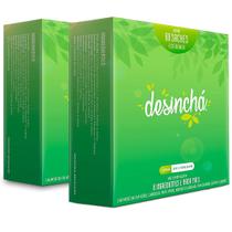 Kit 2 Caixas Desinchá 60 sachês Suplemento Alimentar Natural em Chá Verde Mate Kit 2 Caixas Desinchá 60 sachês Suplemento Alimentar Natural em Chá Verde Mate