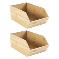 Kit 2 Caixas Empilhavel 6,4L Cozinha Organizadora Ou Keep Kit 2 Caixas Empilhavel 6,4L Cozinha Organizadora Ou Keep