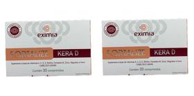 Kit 2 caixas Eximia Fortalize Kera D 30 comprimiodos
