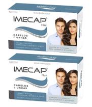 Kit 2 caixas Imecap Hair Cabelos e Unhas 60 Capsulas - Farmoquimica