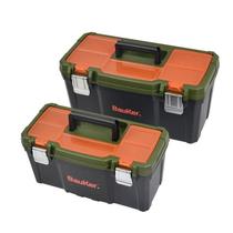 Kit 2 Caixas Maletas Ferramentas Bauker Multiuso Kit 2 Caixas Maletas Ferramentas Bauker Multiuso