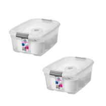 Kit 2 Caixas Organizadora Multiuso 20 litros Sanremo