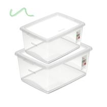 Kit 2 Caixas Organizadora Ordene 30 E 60 Lt Com Tampa Kit 2 Caixas Organizadora Ordene 30 E 60 Lt Com Tampa