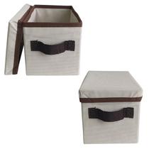 Kit 2 Caixas Organizadoras Com Tampa Dobravel Clouset Guarda Roupa Escritório Pequena Linha Premium Luxo Kit 2 Caixas Organizadoras Com Tampa Dobravel Clouset Guarda Roupa Escritório Pequena Linha Premium Luxo