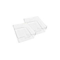 Kit 2 Caixas Organizadoras Em Acrílico Multiuso Cristal 7,5L Kit 2 Caixas Organizadoras Em Acrílico Multiuso Cristal 7,5L
