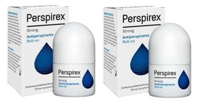 Kit 2 caixas Perspirex Strong Antiperspirante Roll-On 20ML Megalabs