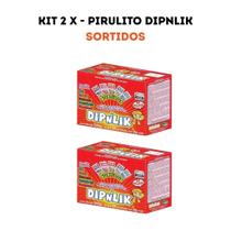 Kit 2 Caixas Pirulito Dipnlik Sortidos 50un Doces Para Festa e Revenda