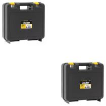 Kit 2 Caixas plástica ou maleta plástica VD-6002 - Vonder