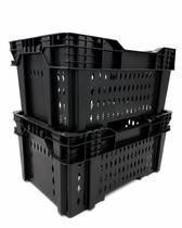 Kit 2 Caixas Plásticas Prátika Empilhável Alta Resistência 49L Kit 2 Caixas Plásticas Prátika Empilhável Alta Resistência 49L