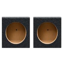 Kit 2 Caixas Seladas 6 Polegadas Grafite MDF APSounds