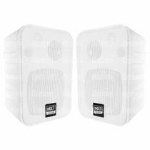 Kit 2 Caixas Som Ambiente Passivas 50w Rms Mxt Com Suporte - Branca ou Preta Branca