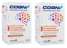 Kit 2 caixas Suplemento Alimentar Cogni Mais 60 Comprimidos - FQM