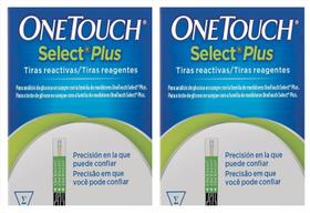 Kit 2 Caixas Tiras Onetouch Select Plus Com 50 Unidades