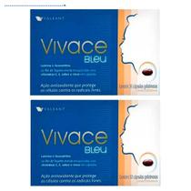 Kit 2 caixas Vivace Bleu com 30 Cápsulas Luteína, Zeaxantina, Vitamina C, Vitamina E, Zinco, Cobre
