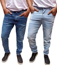 Kit 2 calça basica tradicional jeans e sarja tudo a pronta entrega aproveite