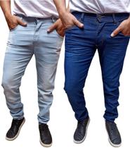 Kit 2 calça basica tradicional jeans e sarja tudo a pronta entrega aproveite