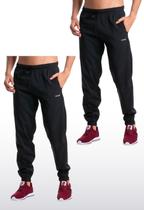 Kit 2 Calça Corta Vento Jogger Masculina Tactel Elastano Fit